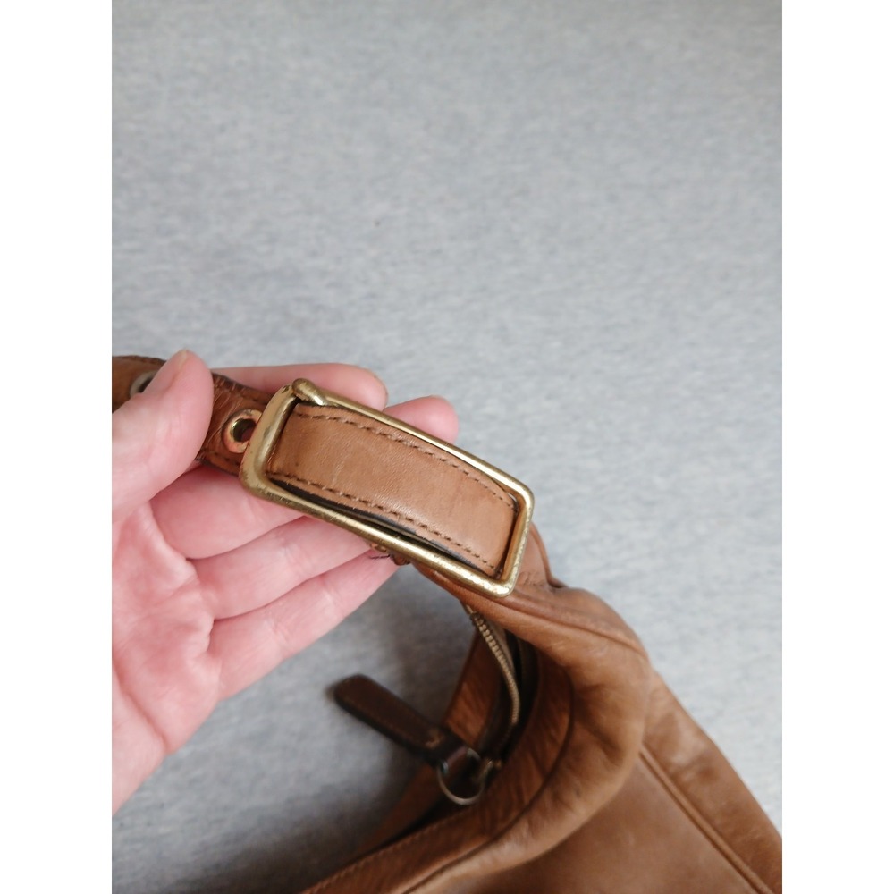 Coach Purse Ergo Leather Hobo Shoulder Bag Designer 9591 Y2k Brown - Picture 10 of 16